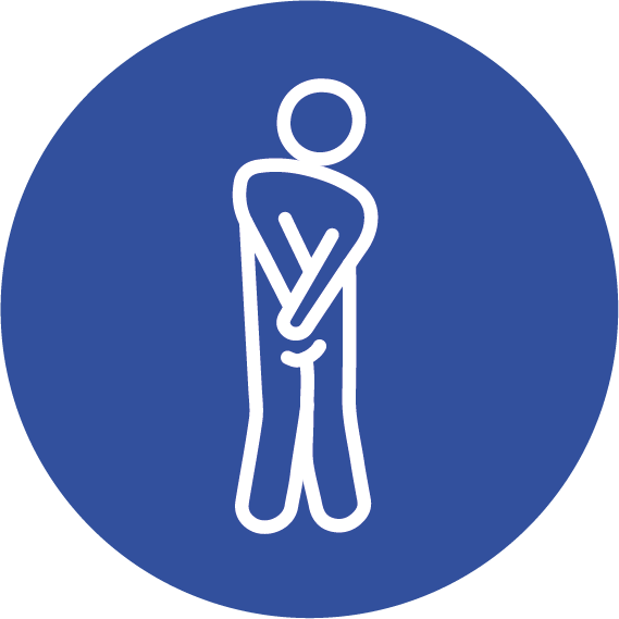 icone illustrant l'incontinence par impériosité
